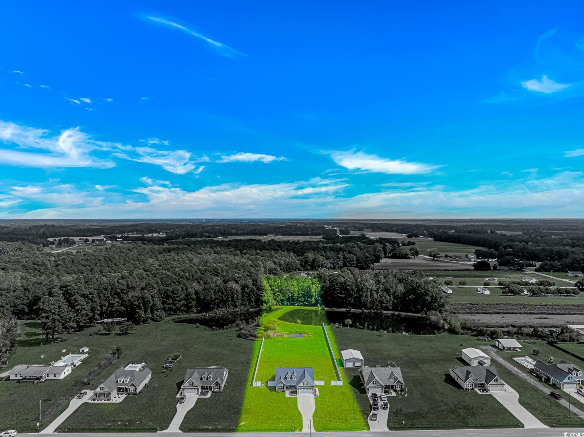 4082 Edwards Road Aynor, SC 29511 - Photo 37 of 40 Drone / aerial view of a heavily wooded area