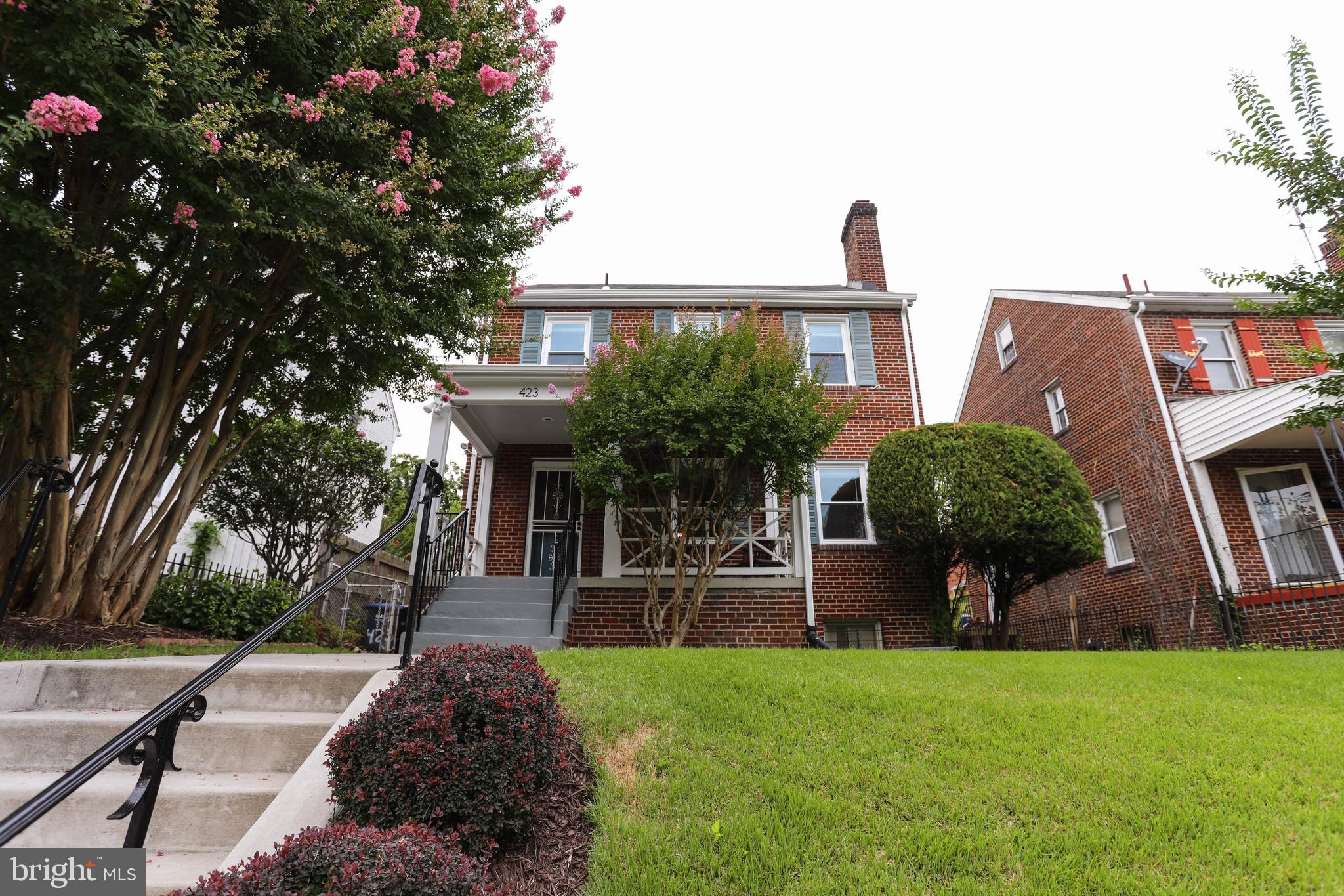 423 Rittenhouse Street Northwest Washington, DC 20011 - Photo 4 of 34 Front View