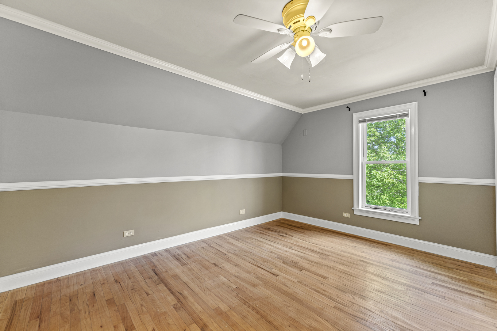 7496 Wolf Road Kingston, IL 60145 - Photo 15 of 38 wooden floor in an empty room with a window