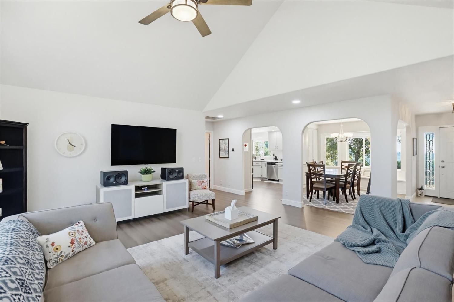 18639 Fay Ridge Court Grass Valley, CA 95949 - Photo 12 of 99 a living room with furniture and a flat screen tv