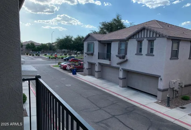 a car parked in front of a house
