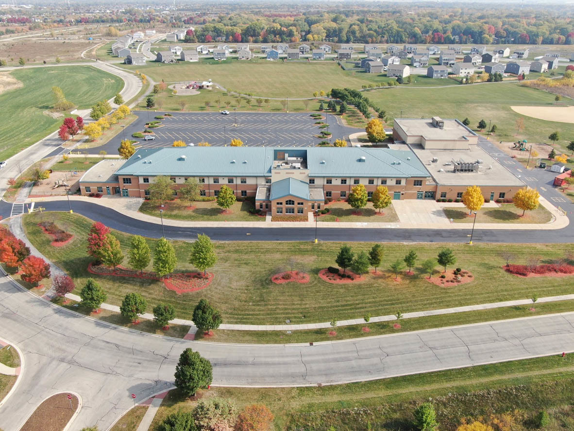 2721 Berrywood Lane Yorkville, IL 60560 - Photo 27 of 38 an aerial view of a house with a ocean view