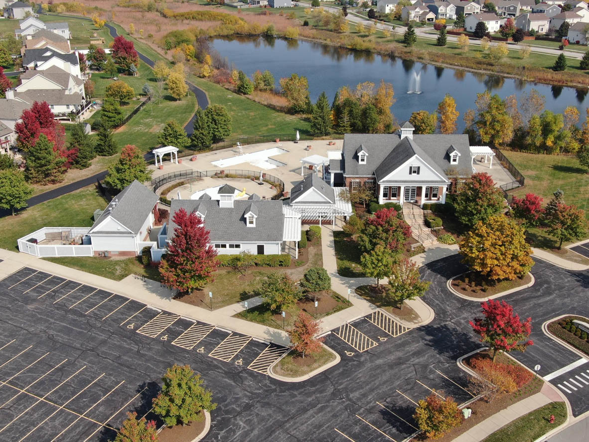 2721 Berrywood Lane Yorkville, IL 60560 - Photo 29 of 38 an aerial view of a house with yard swimming pool and outdoor seating