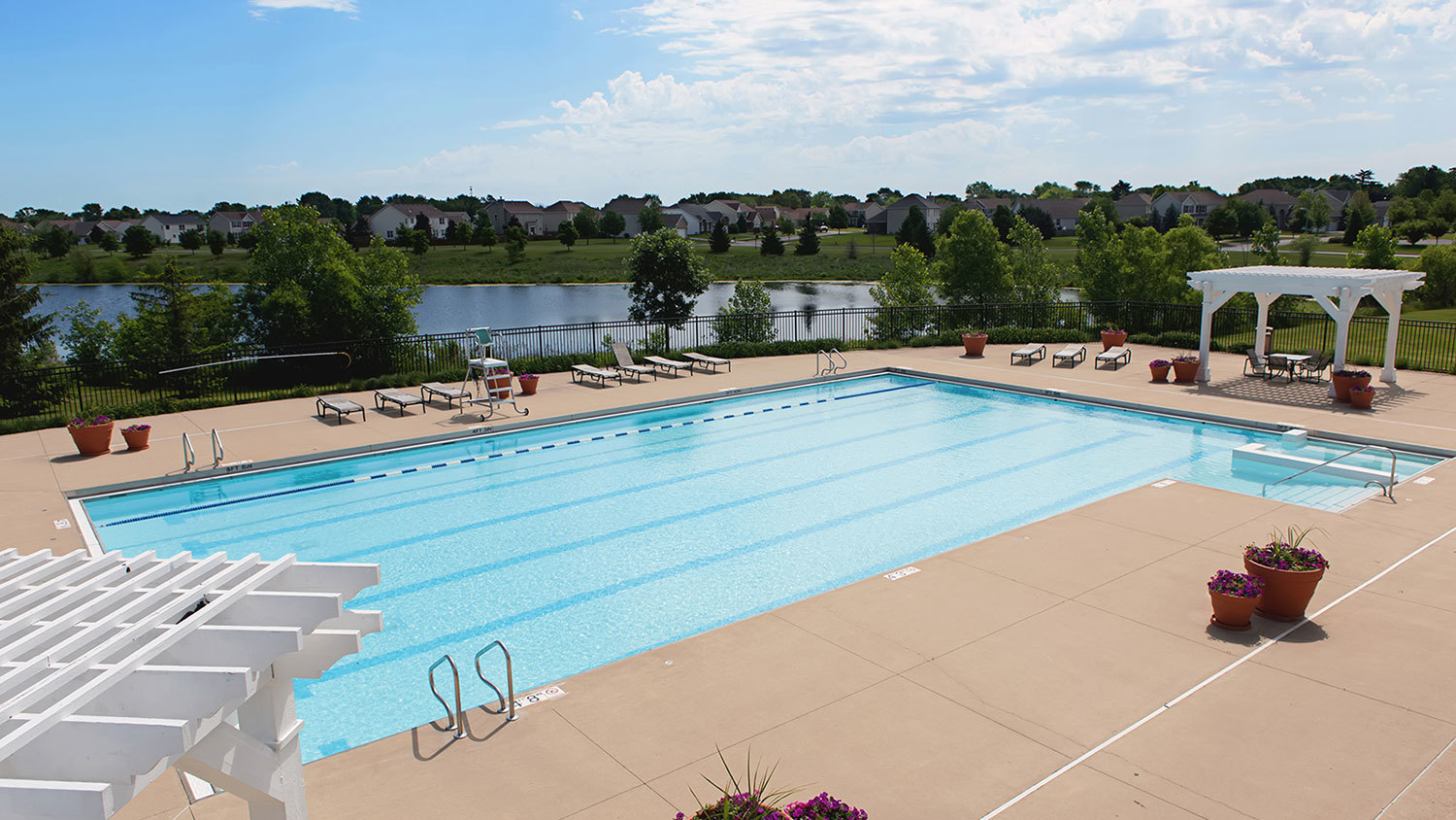 2721 Berrywood Lane Yorkville, IL 60560 - Photo 36 of 38 a view of a swimming pool and lounge chair