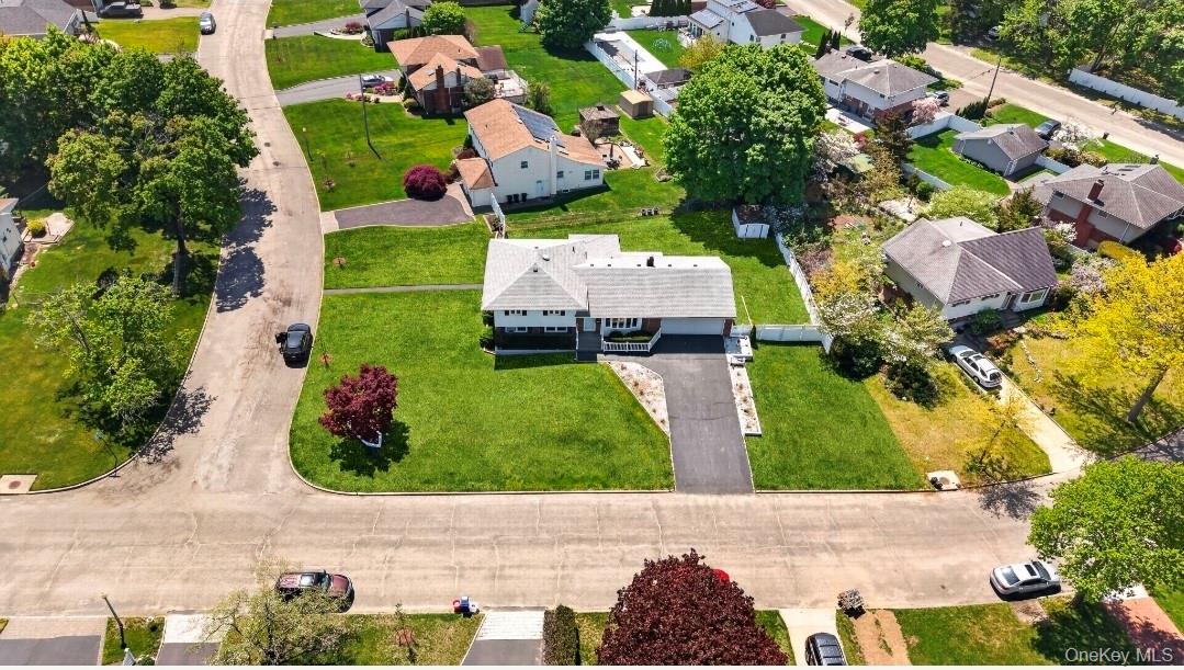 8 White Birch Lane Commack, NY 11725 - Photo 42 of 44 an aerial view of residential house with outdoor space and street view