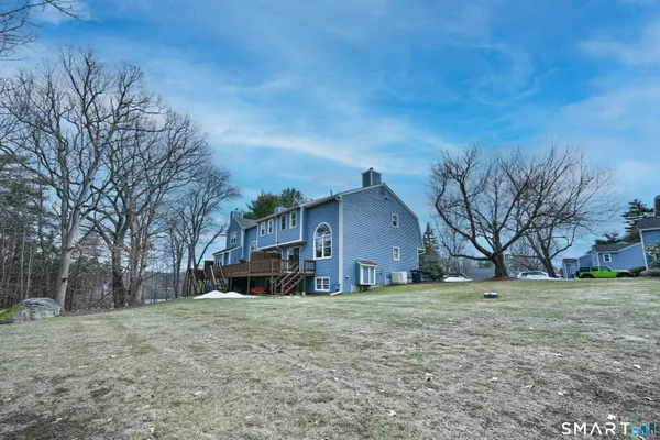 a house view with a outdoor space