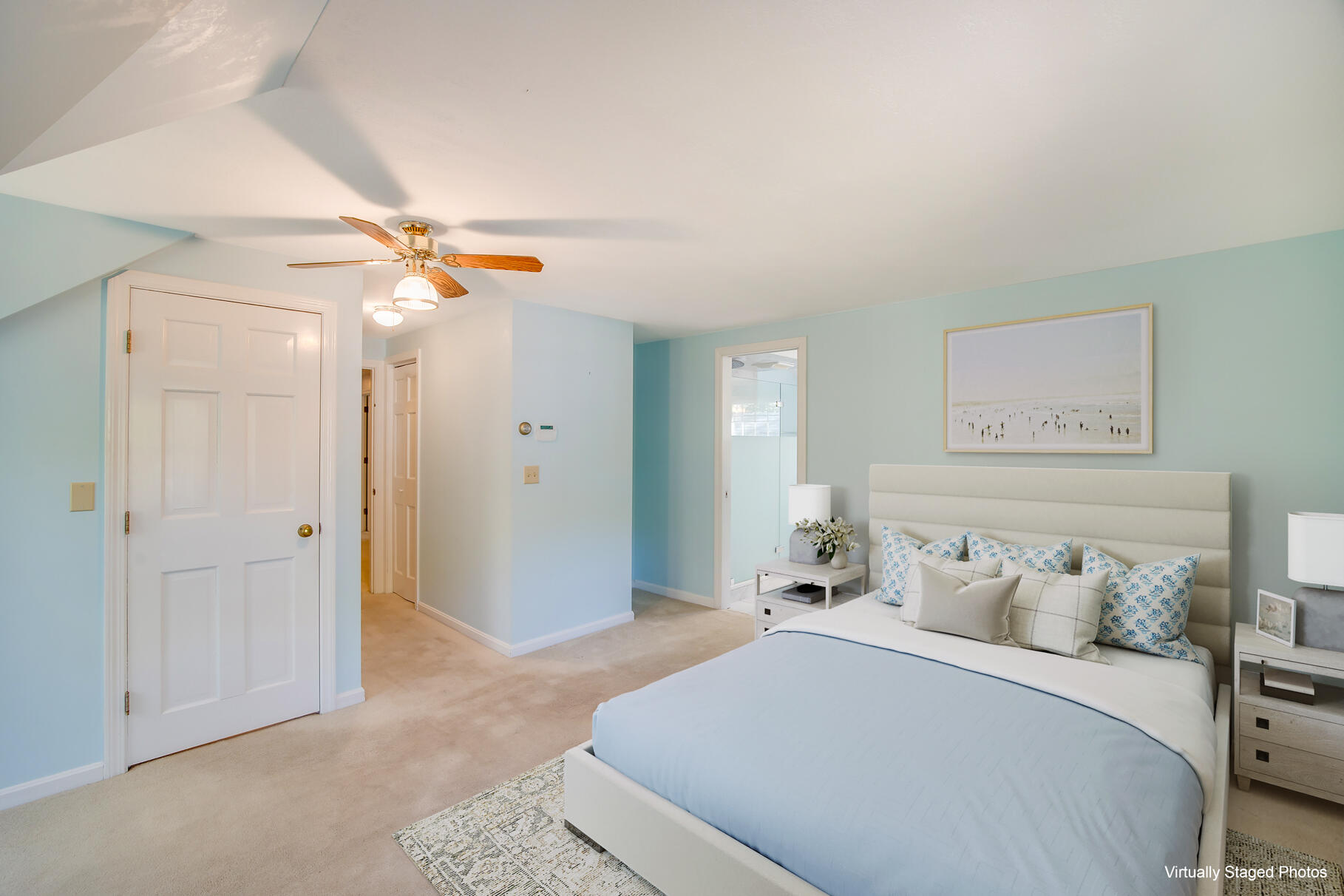 1118 Bumps River Road Centerville, MA 02632 - Photo 8 of 20 a bedroom with a bed and a chandelier