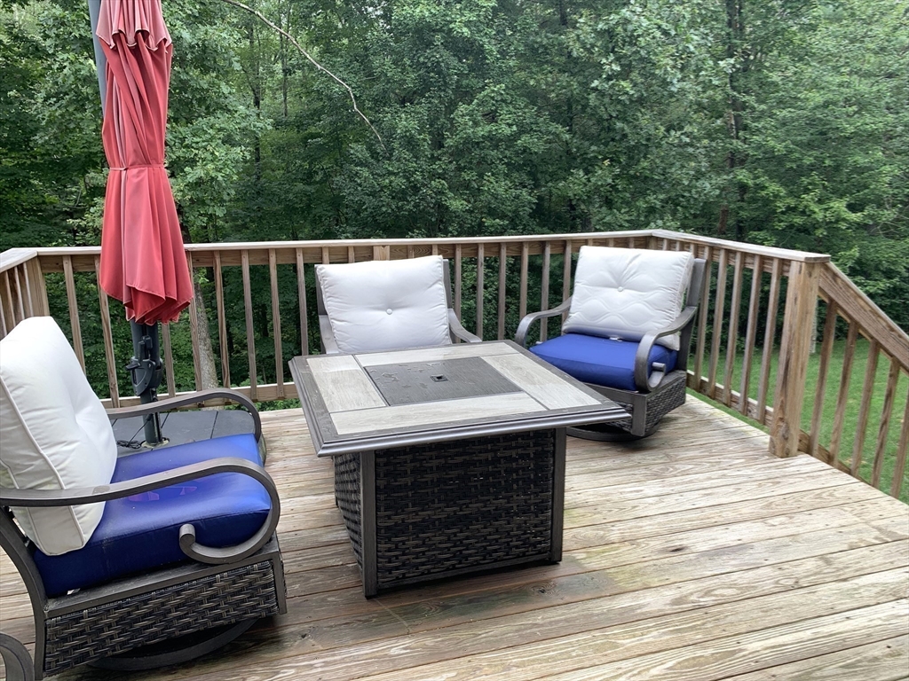 39 Davidson Road Charlton, MA 01507 - Photo 37 of 42 a view of balcony with wooden floor and outdoor seating