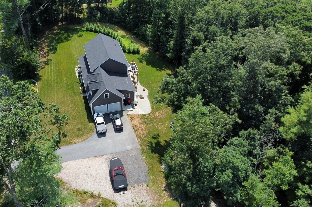 39 Davidson Road Charlton, MA 01507 - Photo 42 of 42 an aerial view of a house with outdoor space and sitting area