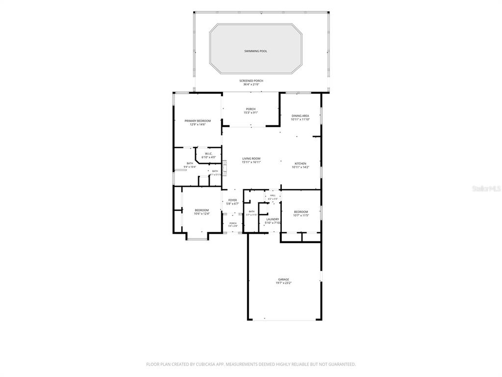 19639 Southwest 77th Loop Dunnellon, FL 34432 - Photo 41 of 59 a picture of floor plan