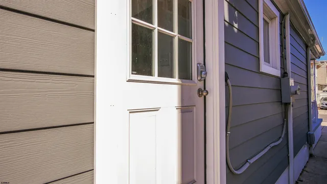 a view of front door