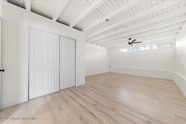 wooden floor in an empty room