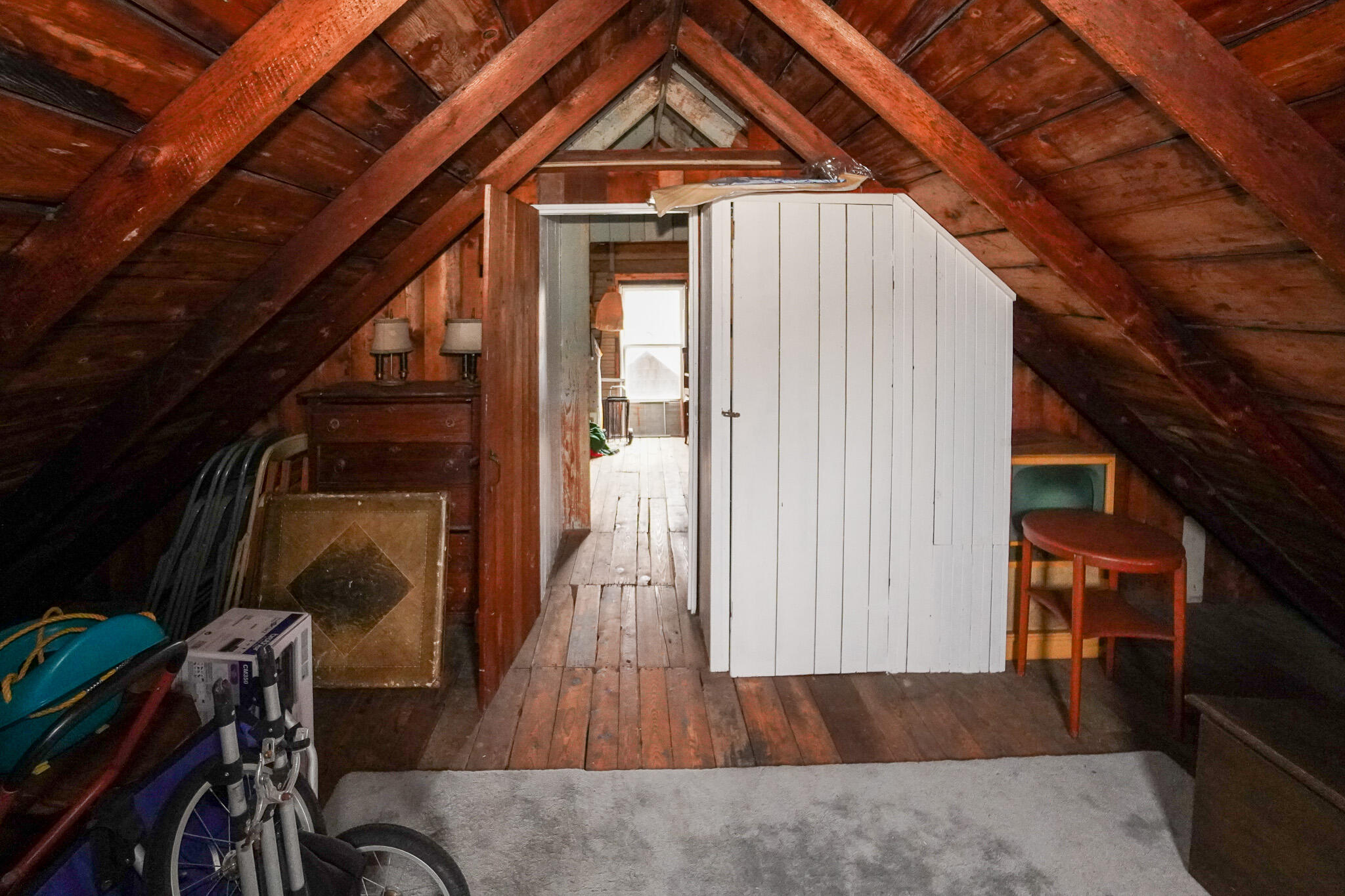 5 Tabernacle Avenue Oak Bluffs, MA 02557 - Photo 37 of 37 a view of a hallway with wooden floor and staircase