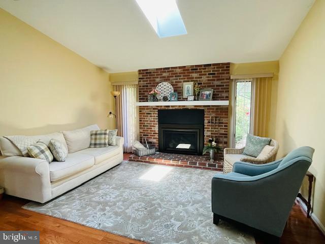 200 Pine Valley Road Locust Grove, VA 22508 - Photo 4 of 17 Living Room with Skylight and Fireplace!