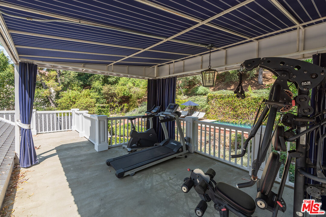 9305 Hazen Drive Beverly Hills, CA 90210 - Photo 48 of 59 a view of porch with furniture