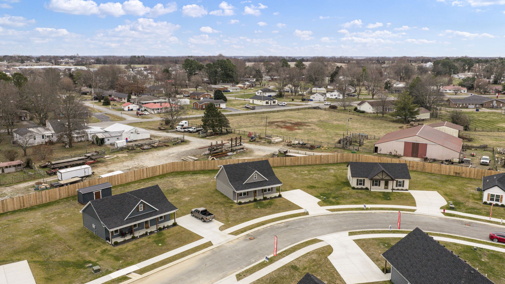 1105 Brook Court Franklin, KY 42134 - Photo 27 of 27 an aerial view of residential houses with outdoor space