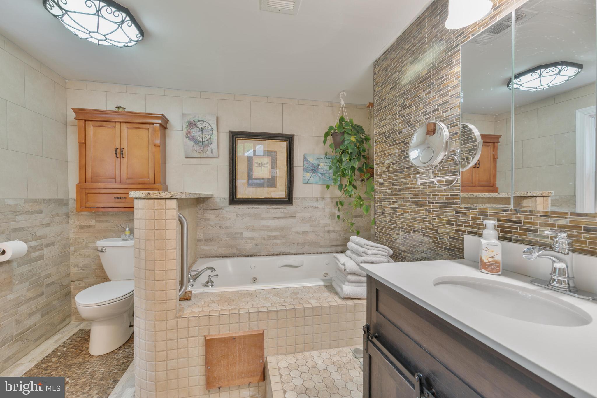 210 Northmoor Drive Silver Spring, MD 20901 - Photo 20 of 43 a bathroom with a sink a toilet and mirror