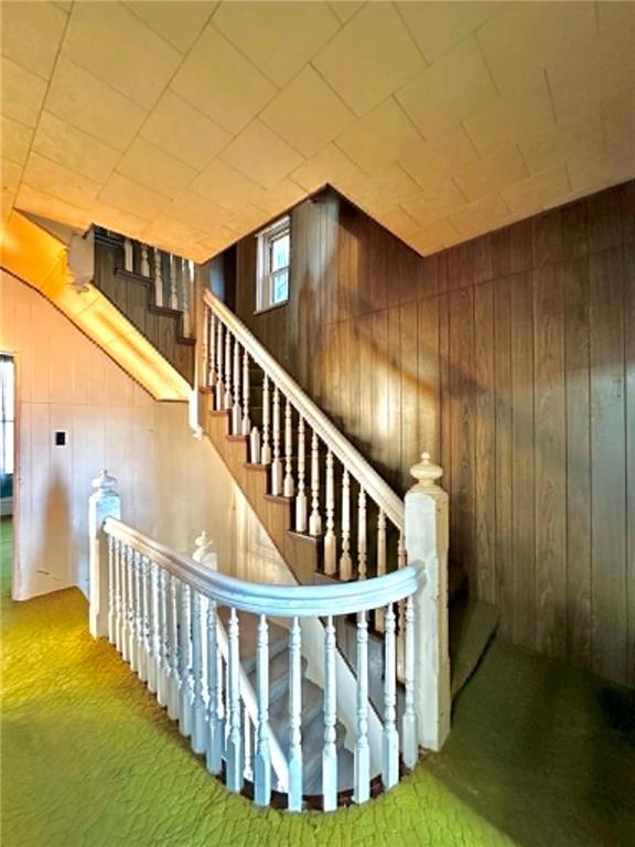 1716 Middle Street Pittsburgh, PA 15215 - Photo 18 of 31 Staircase to the 3rd floor
