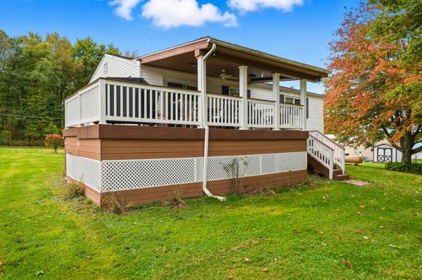 19 Yankee Ridge Road Mercer, PA 16137 - Photo 35 of 42 a view of a house with a yard