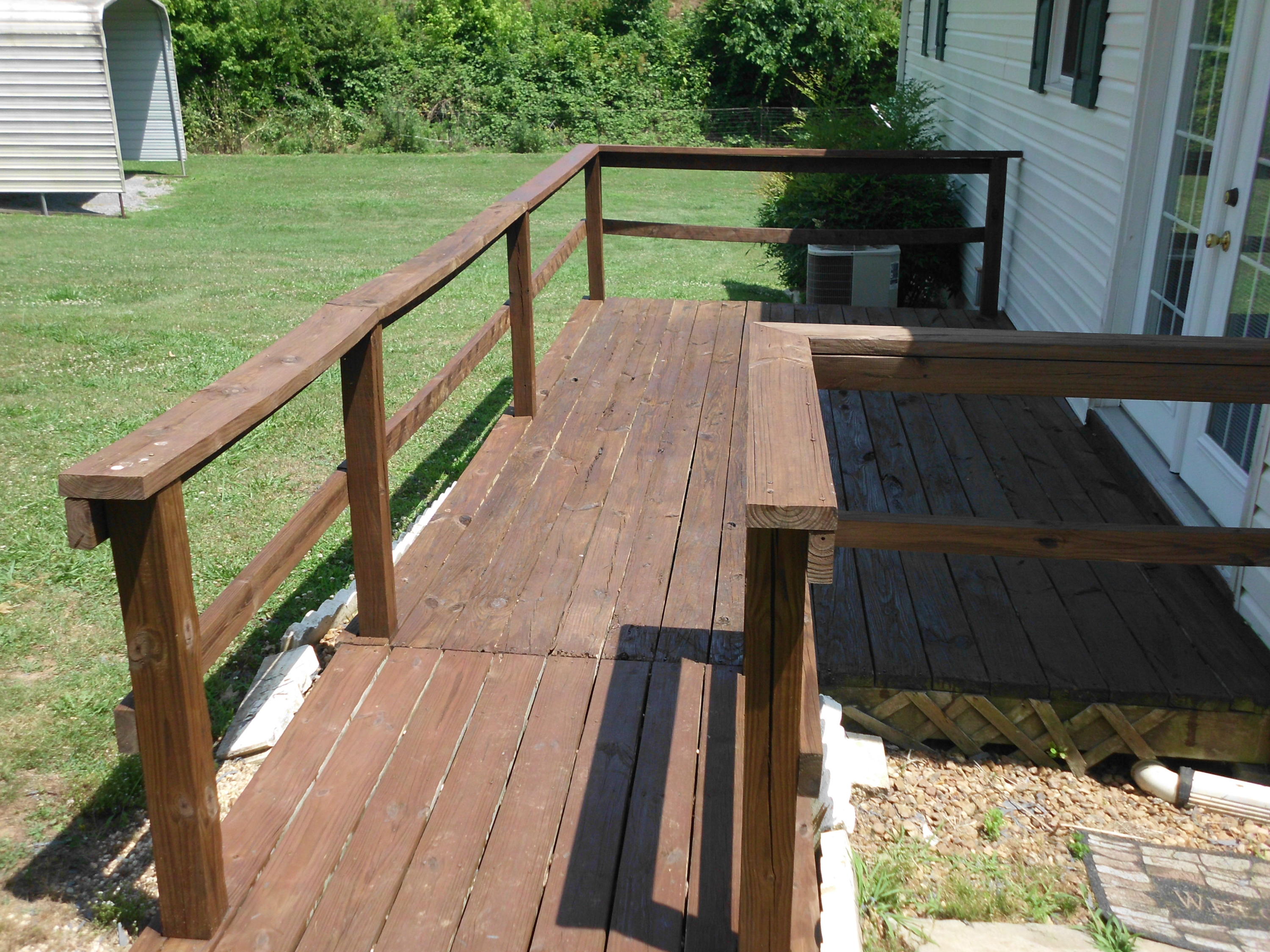 293 Buffalo Road Clinton, TN 37716 - Photo 5 of 14 Back Yard Deck for BBQ's