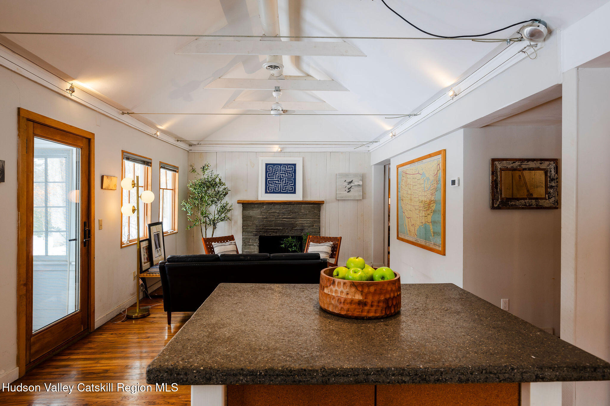 171 West Hurley Road West Hurley, NY 12491 - Photo 9 of 35 a living room with furniture and a fireplace
