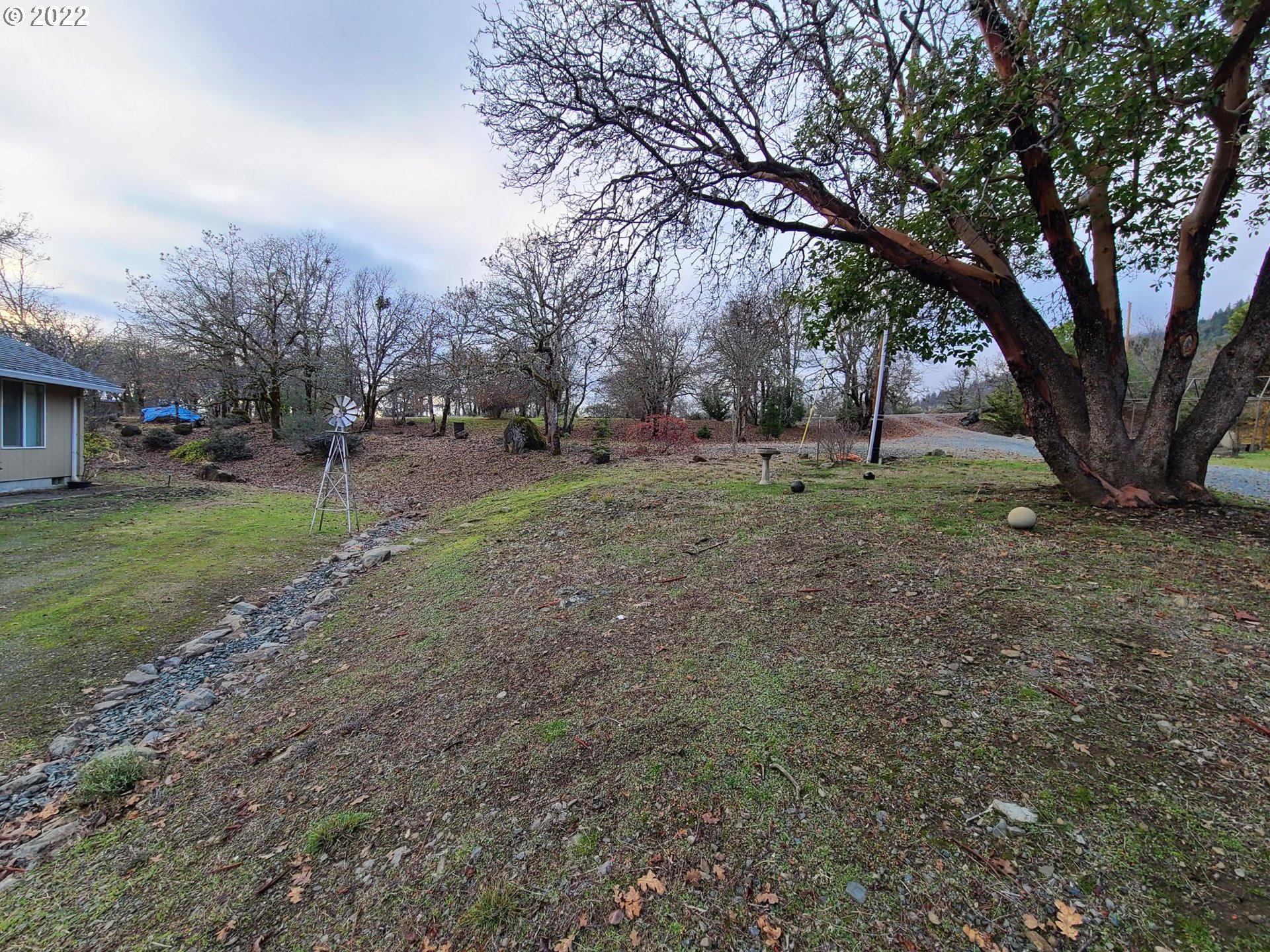 793 Jumpoff Joe Creek Road Grants Pass, OR 97526 - Photo 3 of 12 a backyard of a house with lots of green space