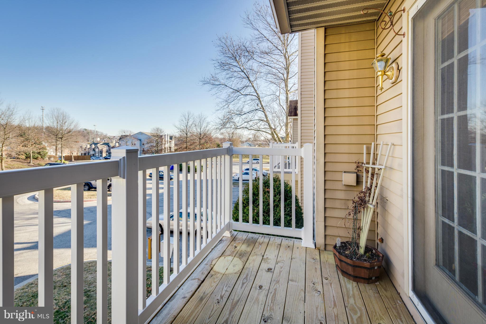 6460 Greenfield Road, Unit 210 Elkridge, MD 21075 - Photo 21 of 25 Balcony