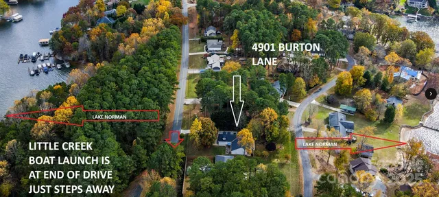 an aerial view of a houses