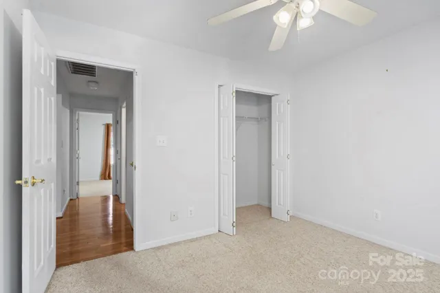 a view of an empty room