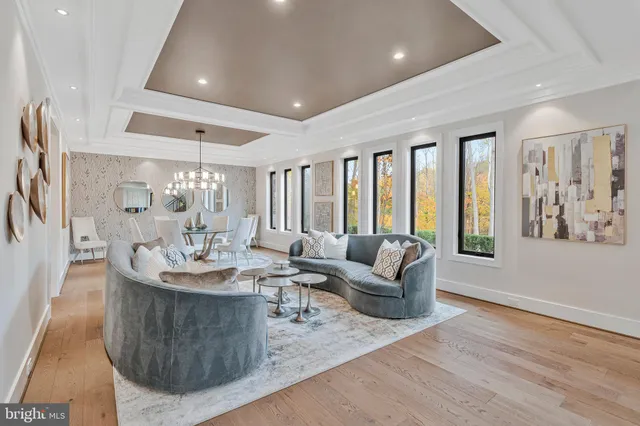 a view of outdoor space with seating area