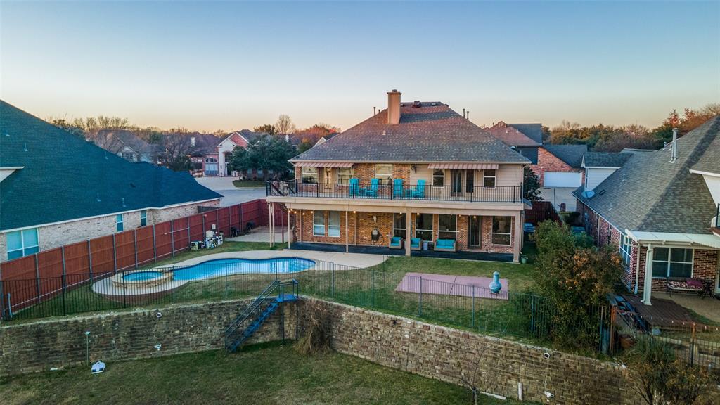 1802 Benedict Court Rowlett, TX 75088 - Photo 28 of 30 an aerial view of a house