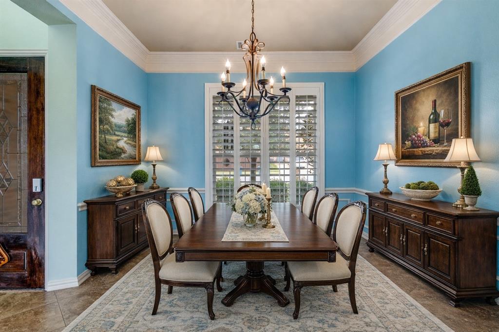 1802 Benedict Court Rowlett, TX 75088 - Photo 4 of 30 a view of a dining room with furniture window and outside view