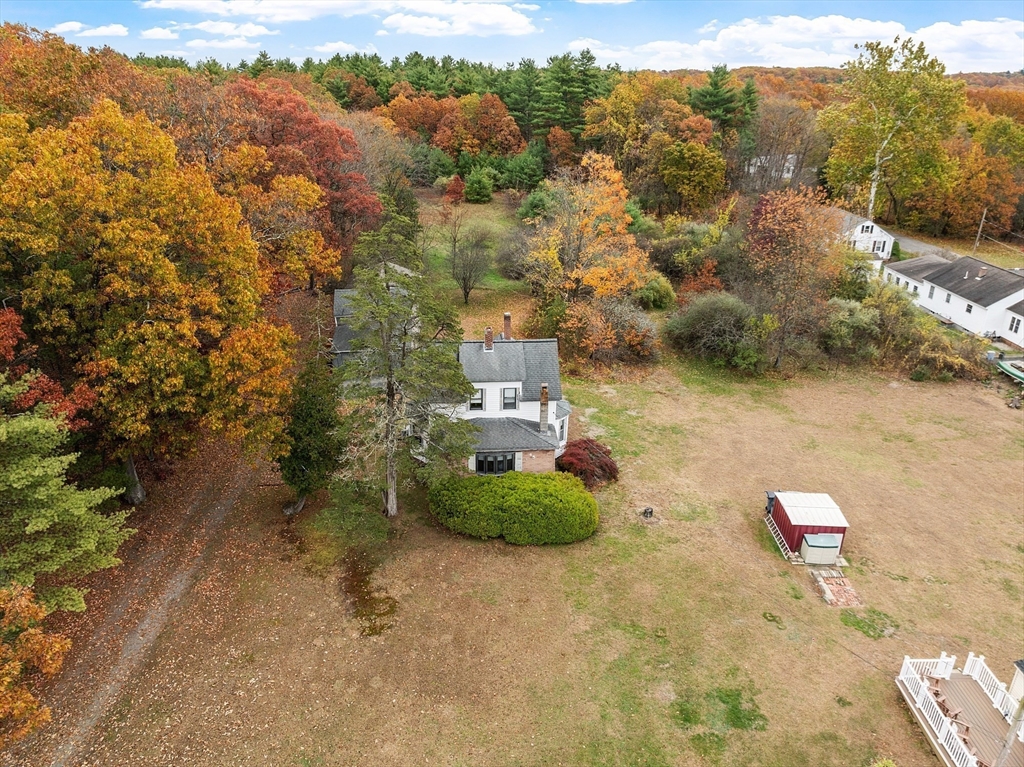 45 Clark Road Shirley, MA 01464 - Photo 9 of 33 an aerial view of a house with a yard