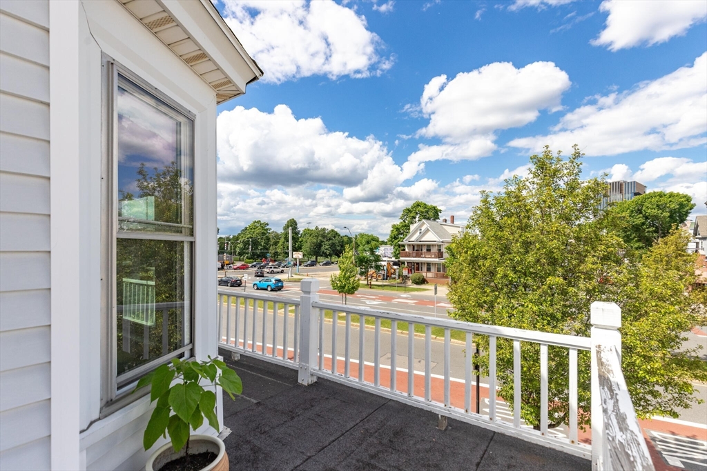 200 Broadway Somerville, MA 02145 - Photo 9 of 25 a view of a balcony with potted plants