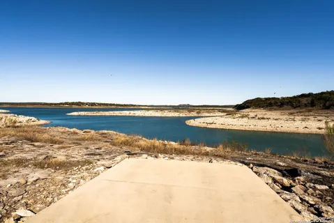 a view of an ocean with city