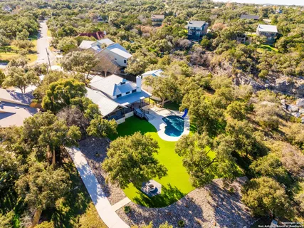 a view of a balcony with a swing