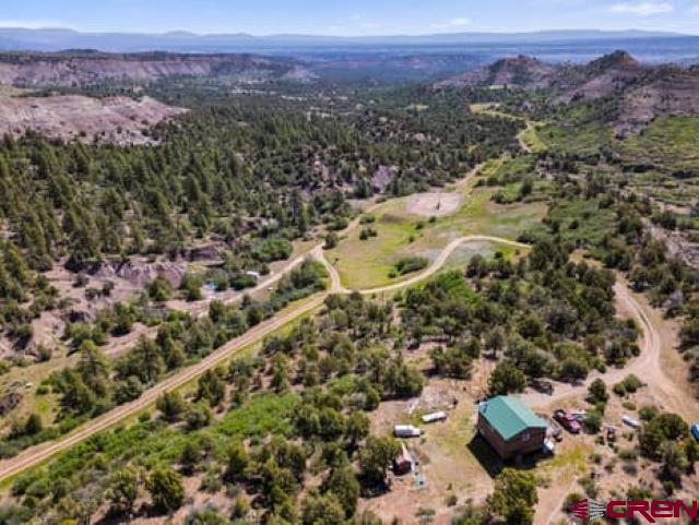 1350 Lion Road Durango, CO 81303 - Photo 12 of 31 an aerial view of residential house with an outdoor space and seating