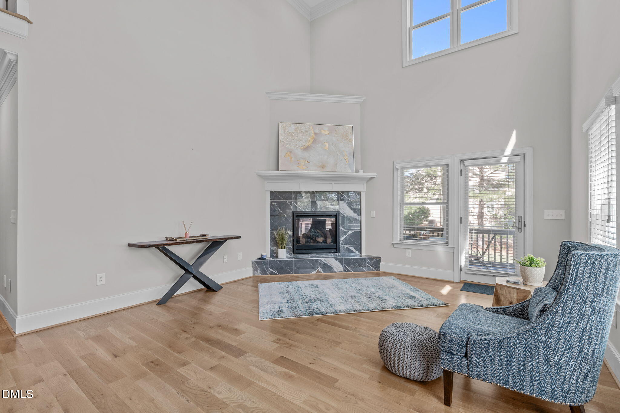 261 Character Drive Rolesville, NC 27571 - Photo 24 of 61 a living room with furniture and a fireplace