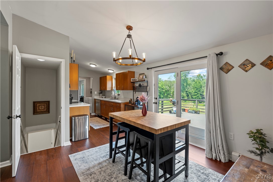 3229 Gardner Road Onondaga, NY 13215 - Photo 16 of 47 View of eat-in kitchen and basement entry