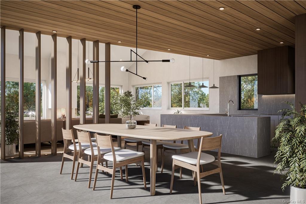 0 Bulls Head Road Clinton Corners, NY 12514 - Photo 10 of 19 Dining area separated by slatted wall.