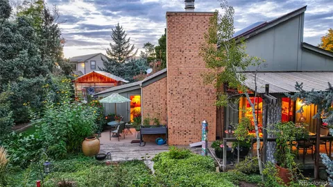 a view of outdoor seating space