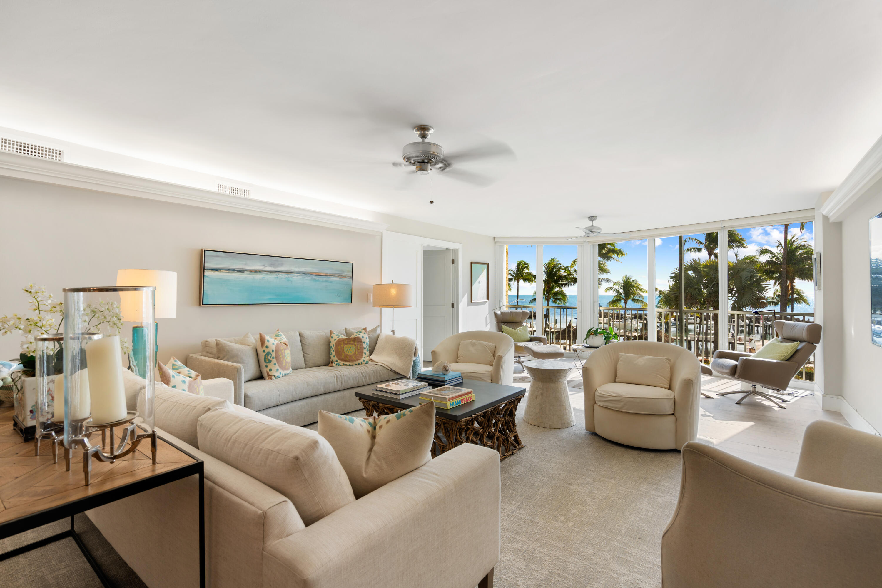 87851 Old Highway, Unit P22 Islamorada, FL 33036 - Photo 3 of 32 Living Room to ocean view