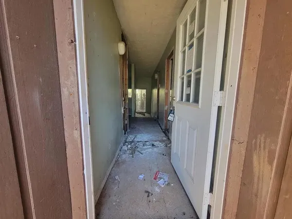 a view of a hallway