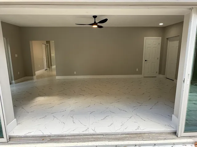 a view of a livingroom with a furniture