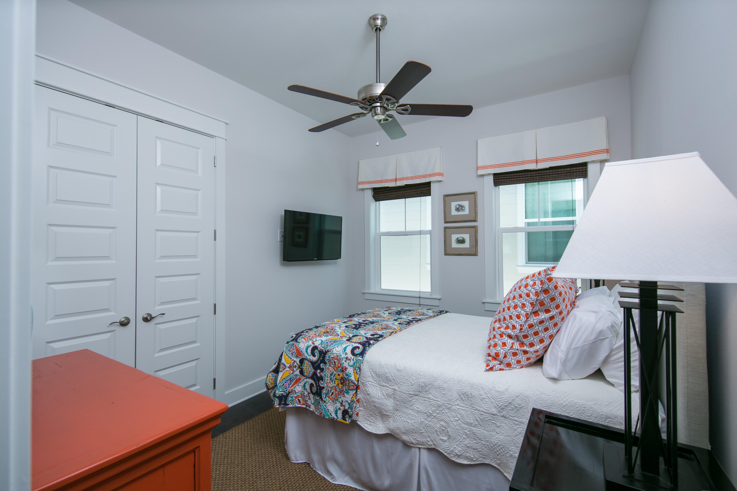 85 York Ln Inlet Beach, Unit B Inlet Beach, FL 32461 - Photo 12 of 31 a bedroom with a bed and a dresser