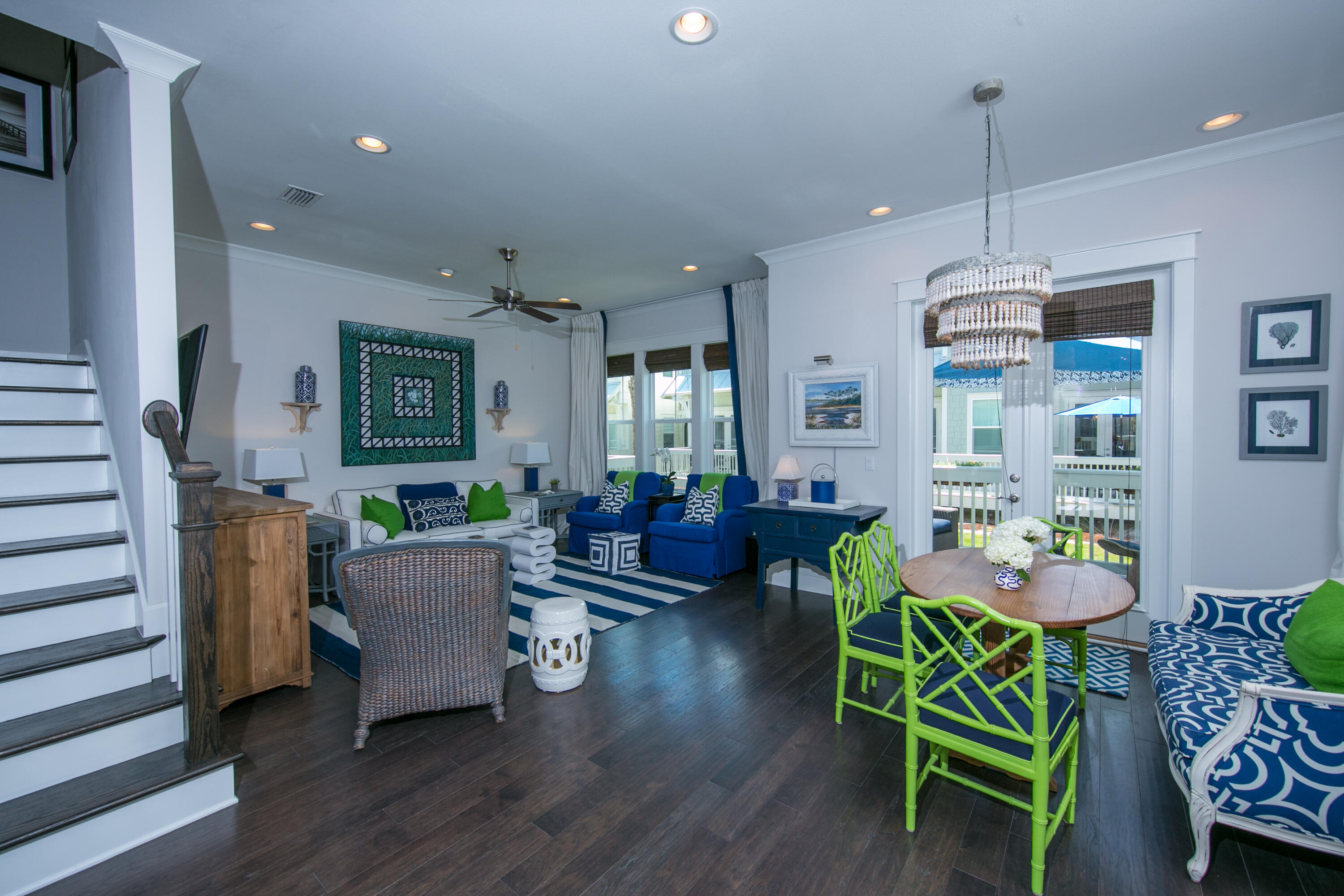 85 York Ln Inlet Beach, Unit B Inlet Beach, FL 32461 - Photo 3 of 31 a living room with furniture and wooden floor