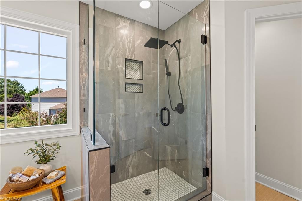 8419 Pheasant Ridge Drive Colfax, NC 27235 - Photo 32 of 49 Spa Like Primary Bathroom with separate shower and Tub