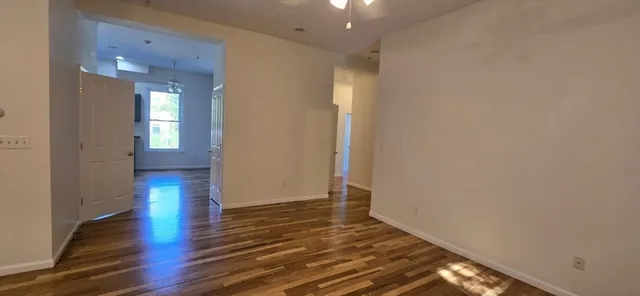 a view of wooden floor