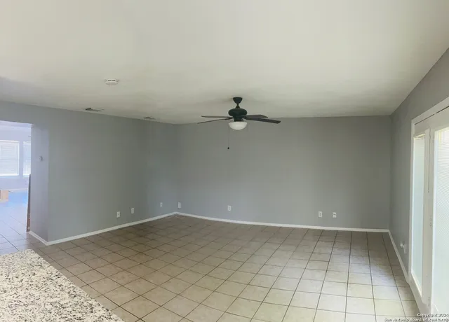 a view of an empty room