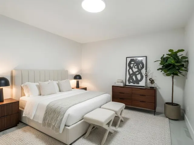 a view of a small space